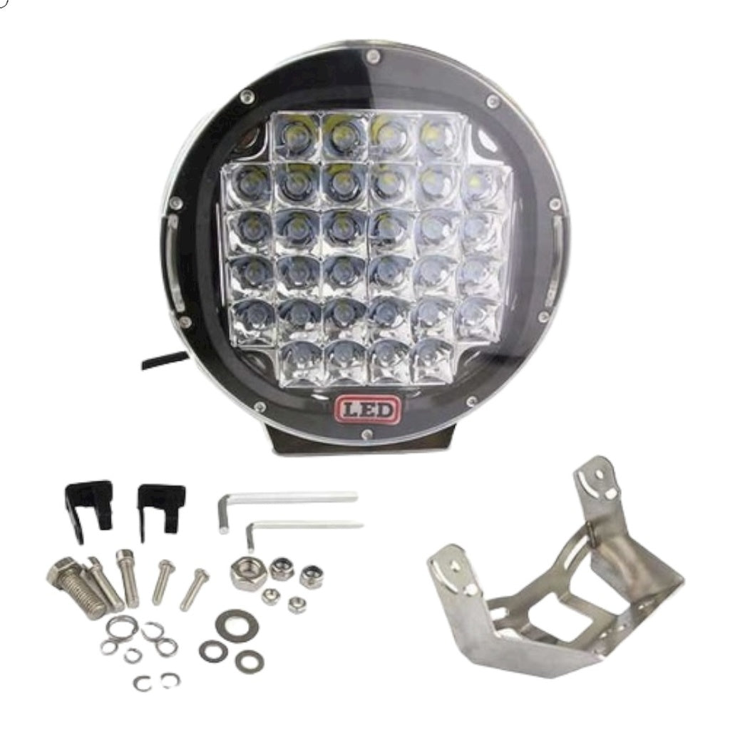 FARO LED NEGRO 9'' 17LED 185W TIPO ARB