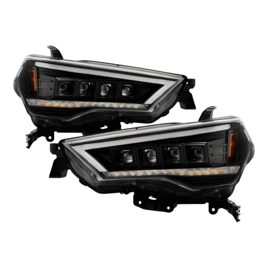 FARO FULL LED NEGRO (LUZ CRUCE SECUENCIAL) SET 4RUNNER 14-23