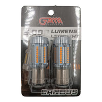 Thumbnail for BOMBILLO 1156 LED LUPA 5000 LUMENS 1 CONT. 12/24V AMBAR