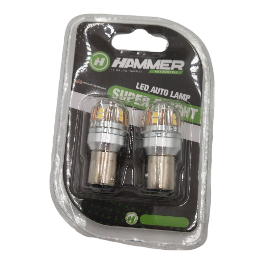 BOMBILLO 1034 15LED 2835 SMD 2 CONT.