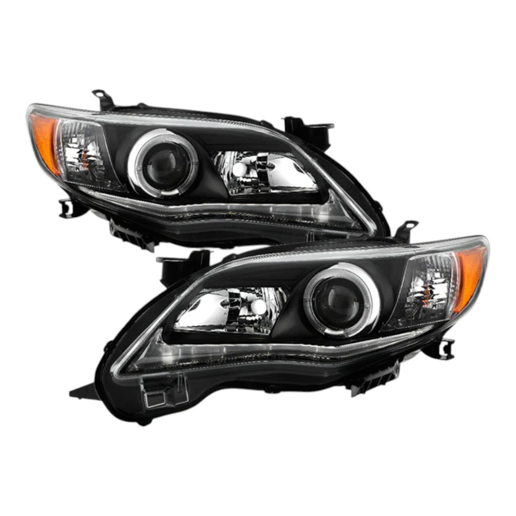 FARO PROYECTOR LED BAR INFERIOR SET NEGRO COROLLA XEI 12-14