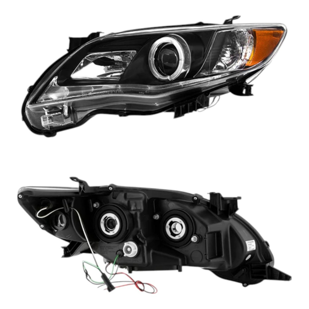 FARO PROYECTOR LED BAR INFERIOR SET NEGRO COROLLA XEI 12-14