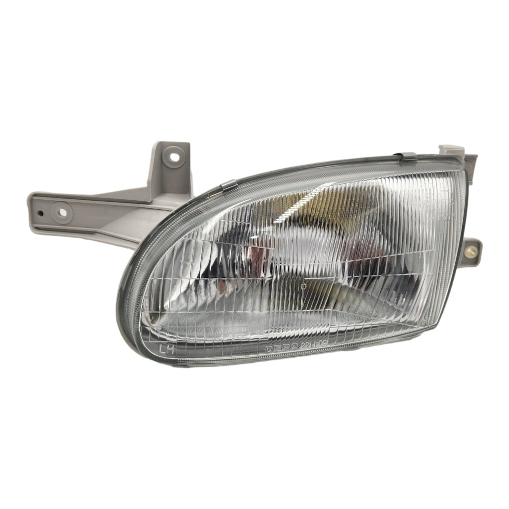 FARO DELT. IZQ. ACCENT 4 PUERTAS 98-06 (PANTALLA VIDRIO)