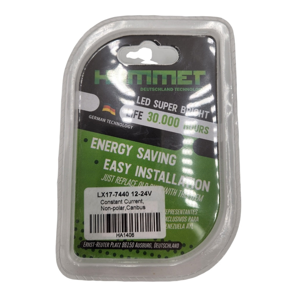BOMBILLO 7440 LED AMBAR T20 2835 1 CONT.