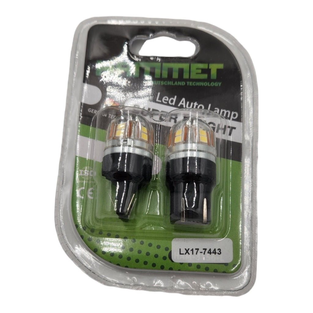 BOMBILLO 7443 15 LED T20 2835 SMD 2 CONT.