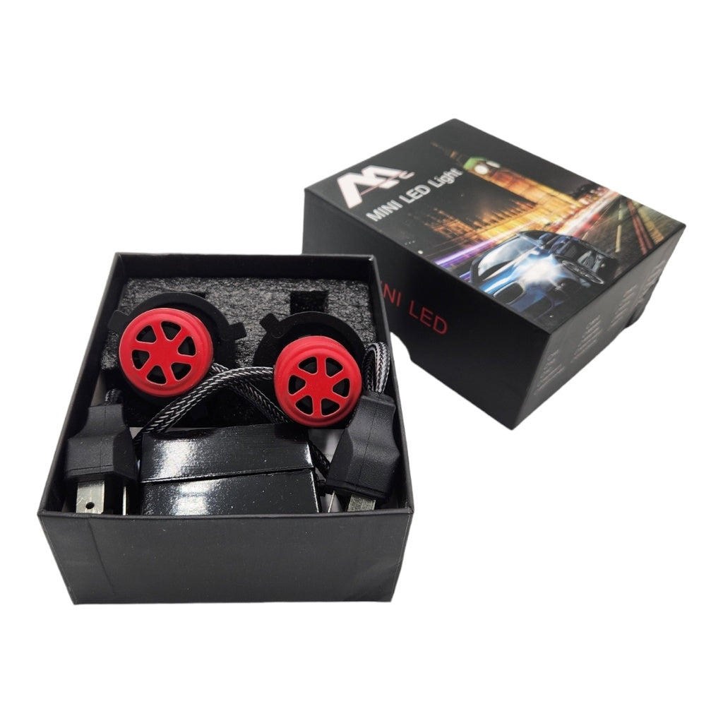 LUCES LED 8D DUAL COLOR H4 ALTA/BAJA 6000K/3000K 90W 9.600 LUMENS