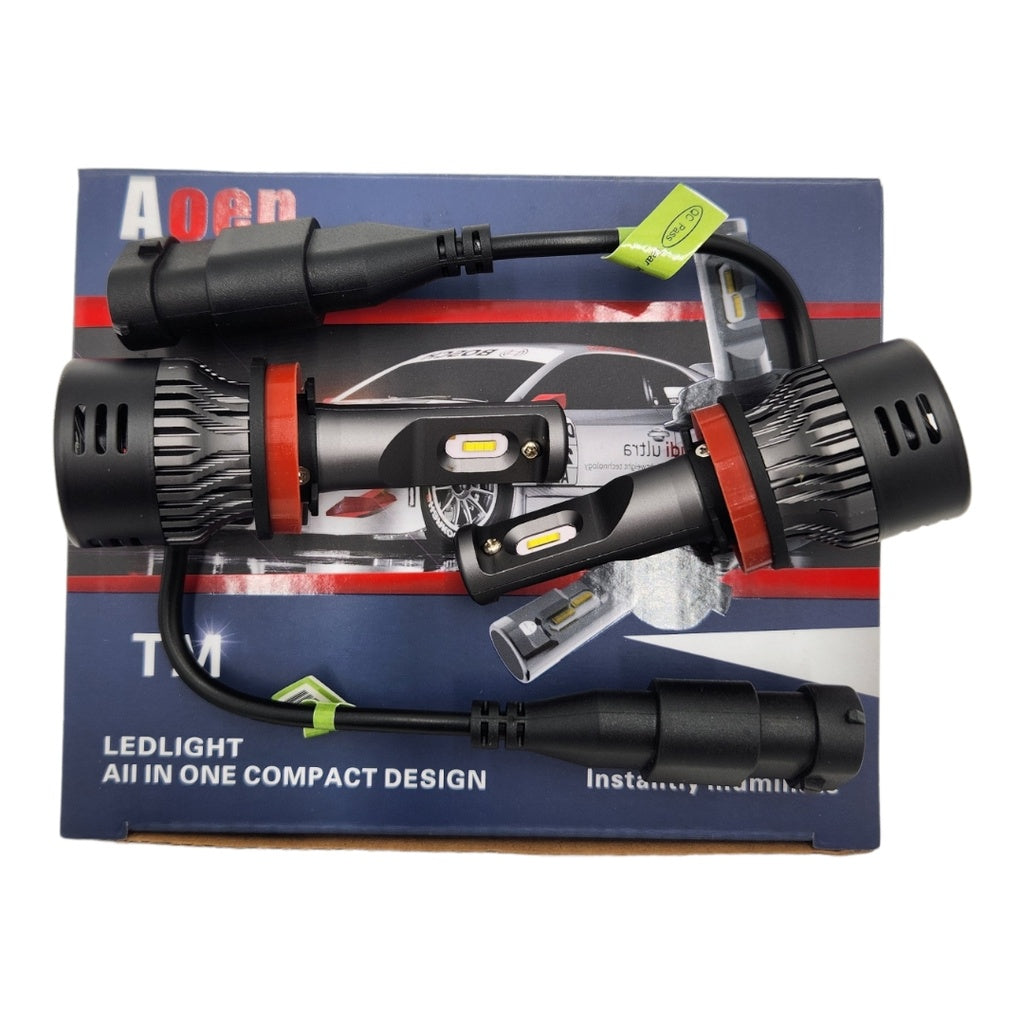LUCES LED AONE CREE H11 6000K 10.000LUMENS