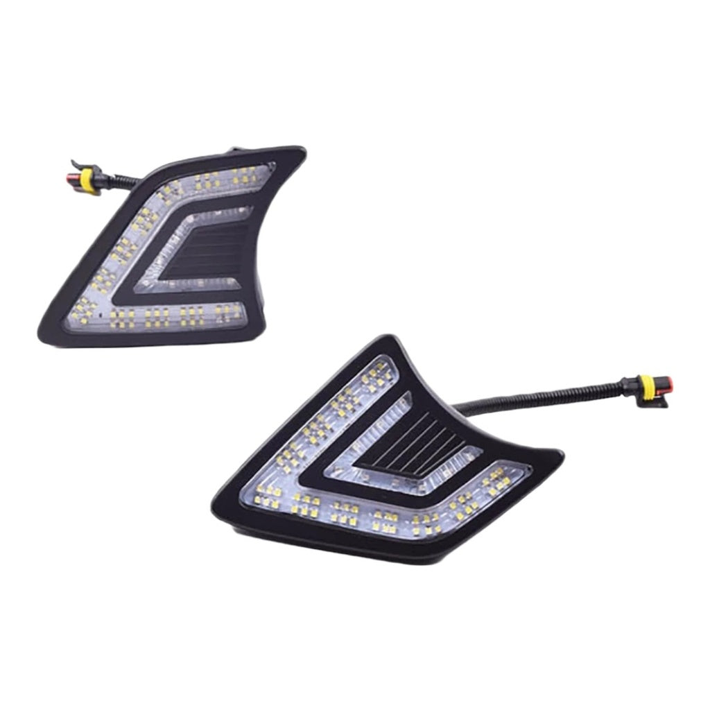 LED DRL BLANCO+AZUL HILUX 12-15