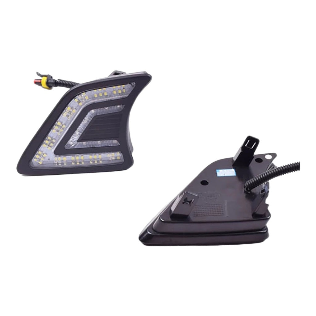 LED DRL BLANCO+AZUL HILUX 12-15