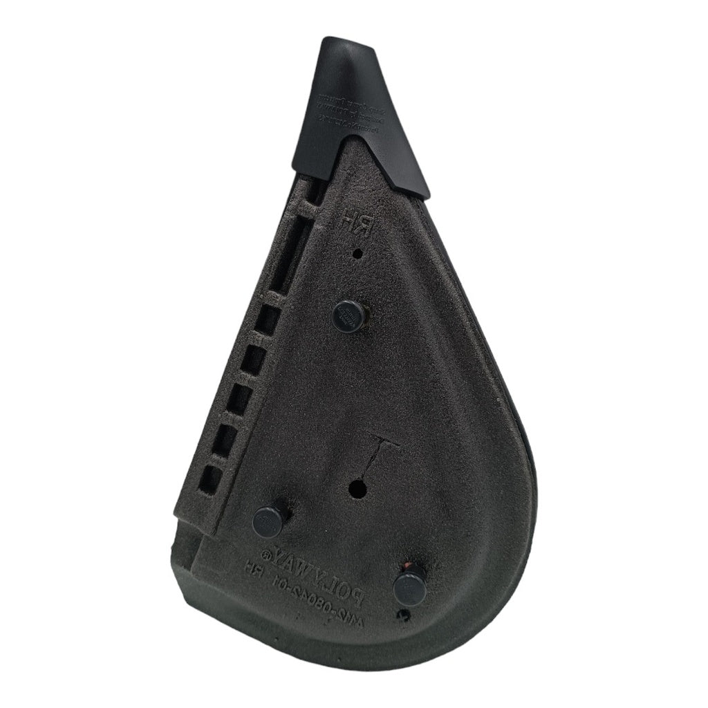 RETROVISOR IZQ. MANUAL NEGRO CORRUGADO SILVERADO 07-14