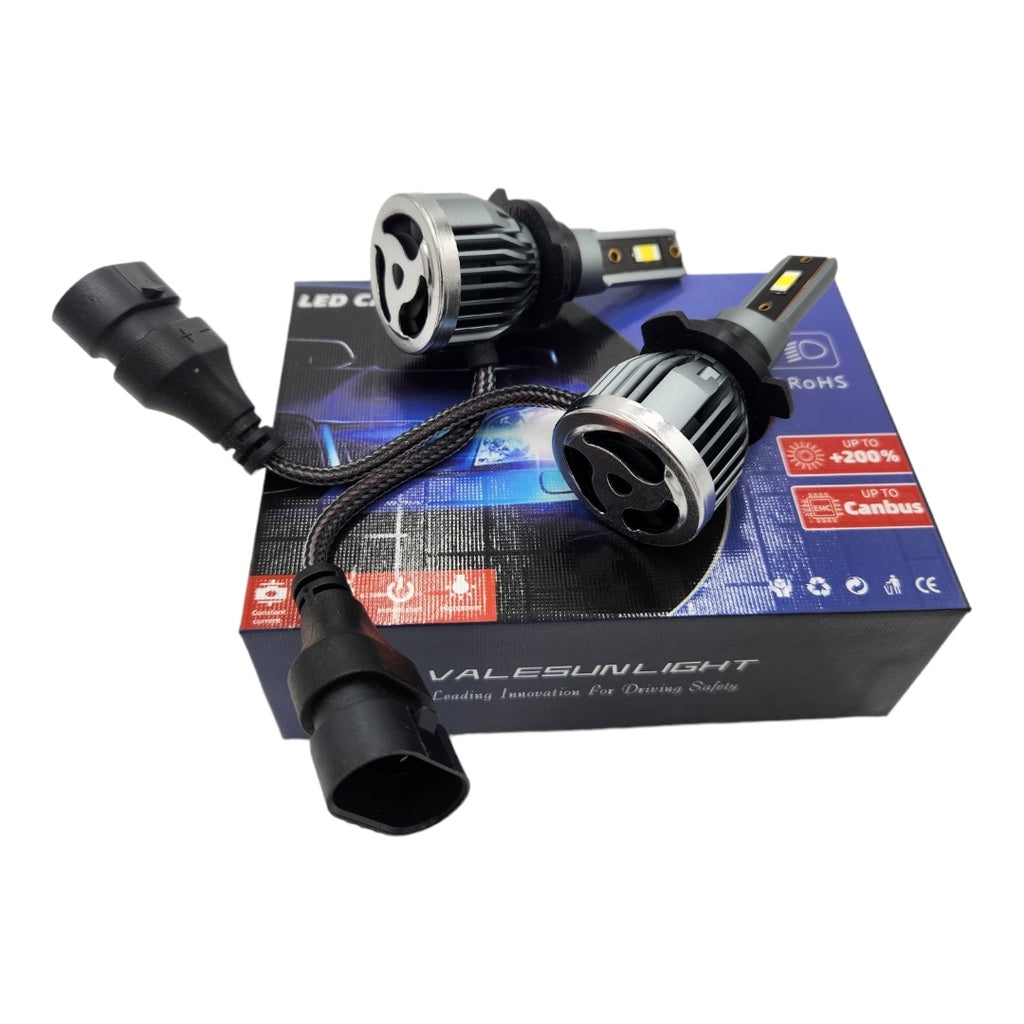 LUCES LED F2S 9005 6000K  80W 8.000 LUMENS