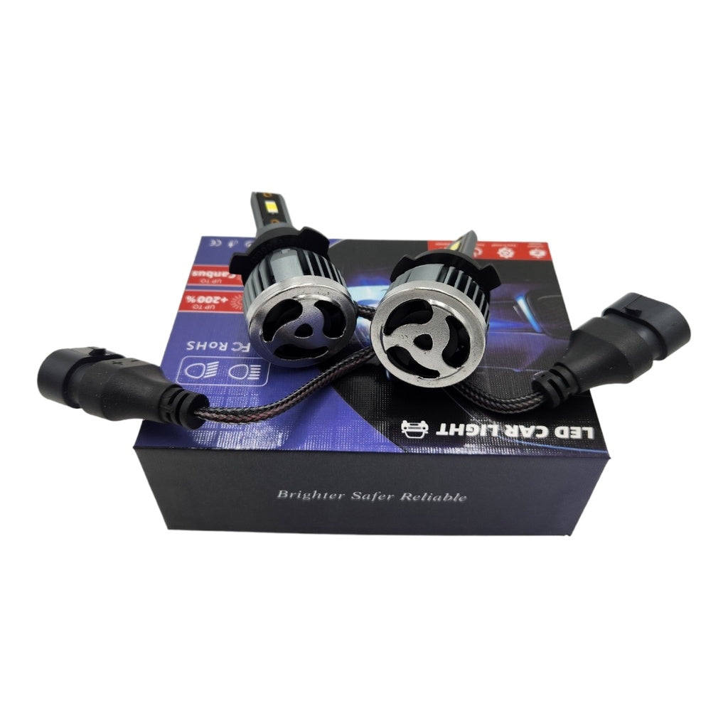 LUCES LED F2S 9006 6000K  80W 8.000 LUMENS