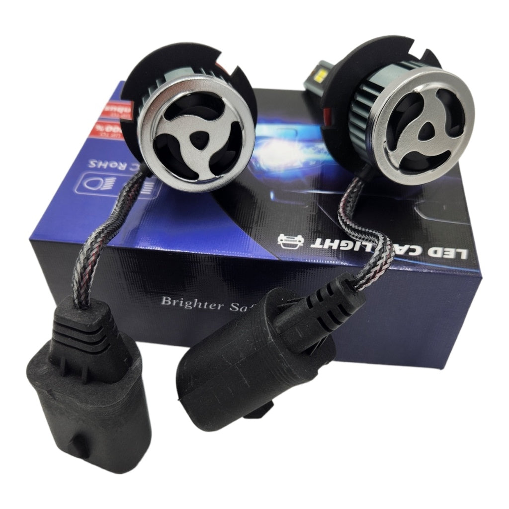 LUCES LED F2S 9007 ALTA/BAJA 6000K  80W 8.000 LUMENS
