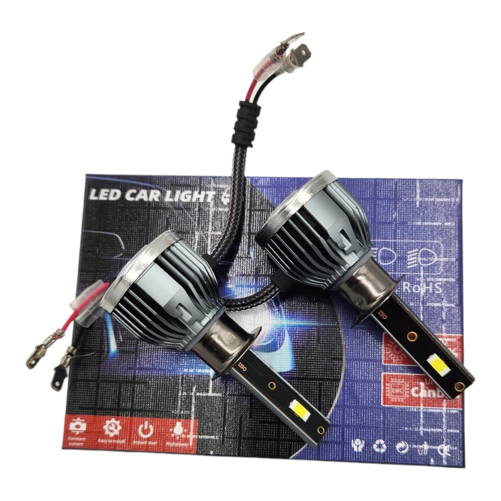 LUCES LED F2S H1 6000K  80W 8.000 LUMENS