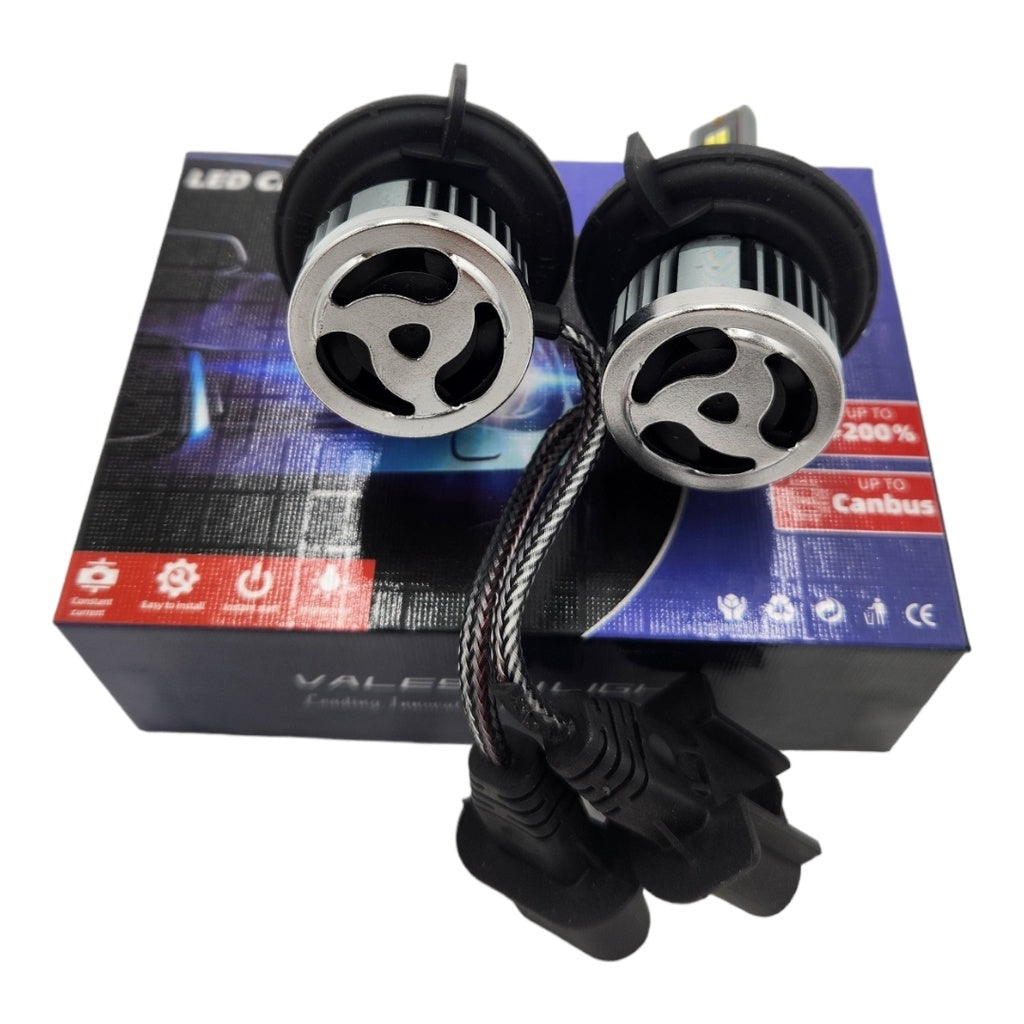 LUCES LED F2S H13 ALTA/BAJA 6000K  80W 8.000 LUMENS