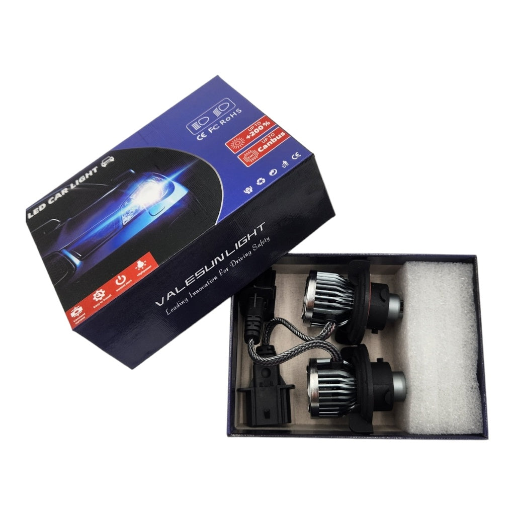 LUCES LED F2S H13 ALTA/BAJA 6000K  80W 8.000 LUMENS