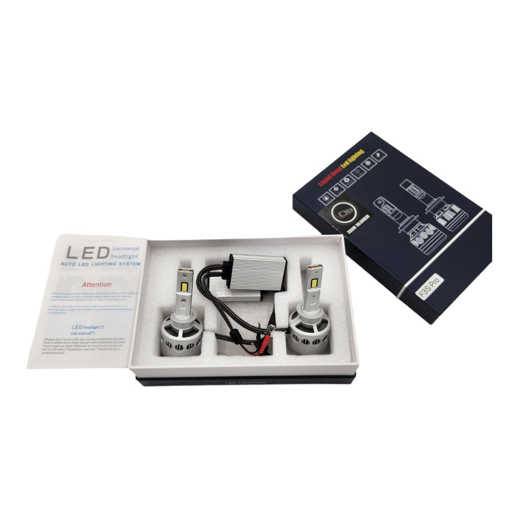 LUCES LED F3S PRO H1 6000K 300W 50.000 LUMENS