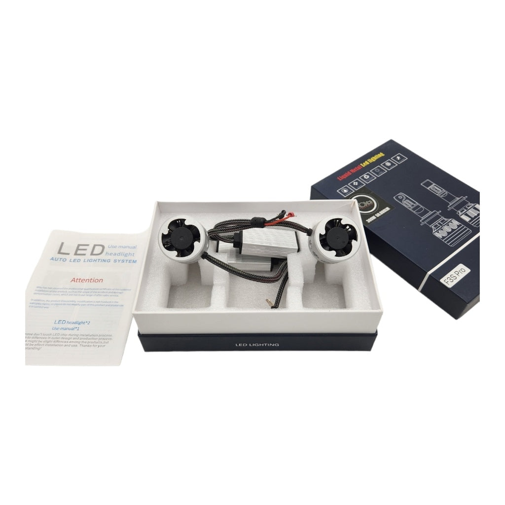 LUCES LED F3S PRO H1 6000K 300W 50.000 LUMENS