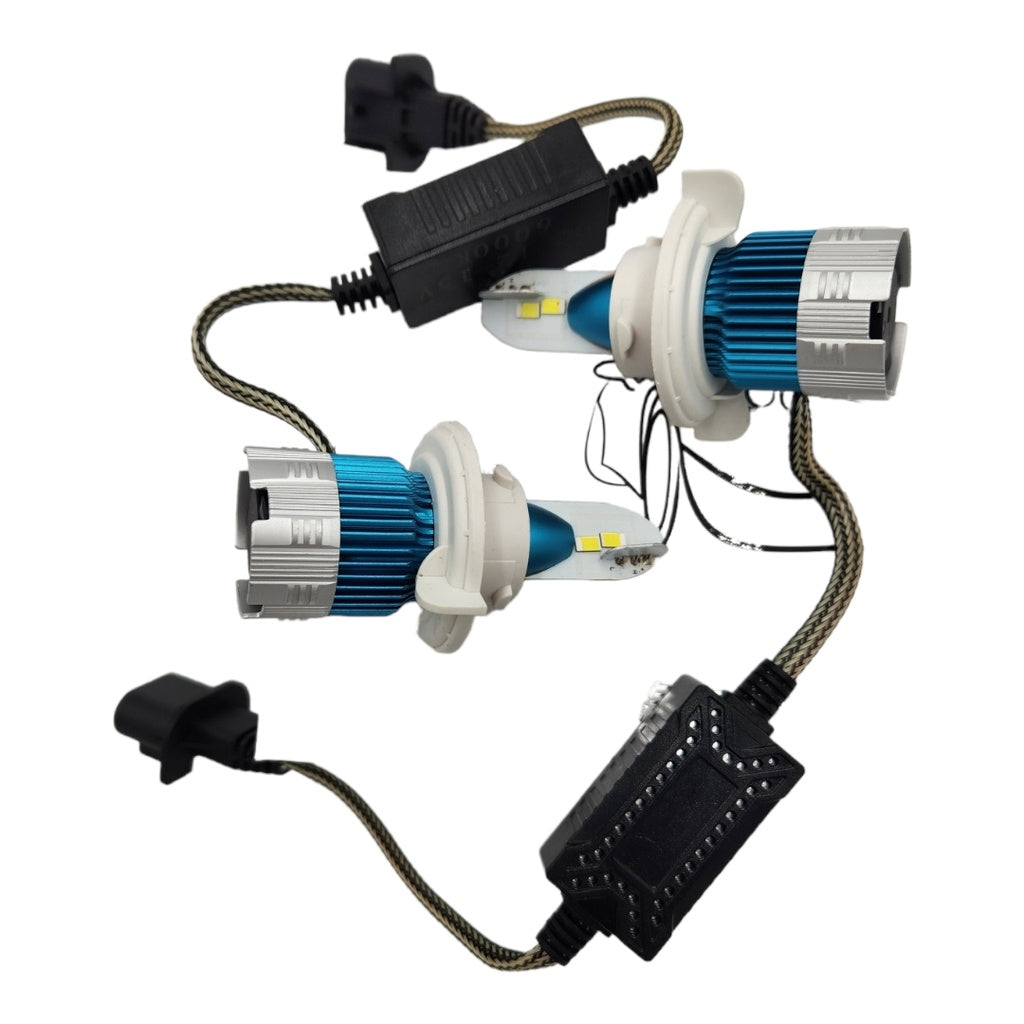 LUCES LED MI2 CHIP CSP H13 6000K 7600 LUMENS