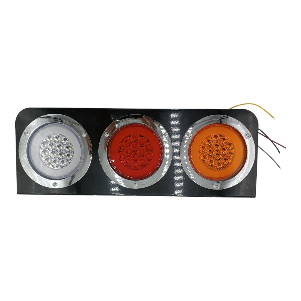 STOP LED CAMION 3 EN 1 BASE METALICA 12V/24V
