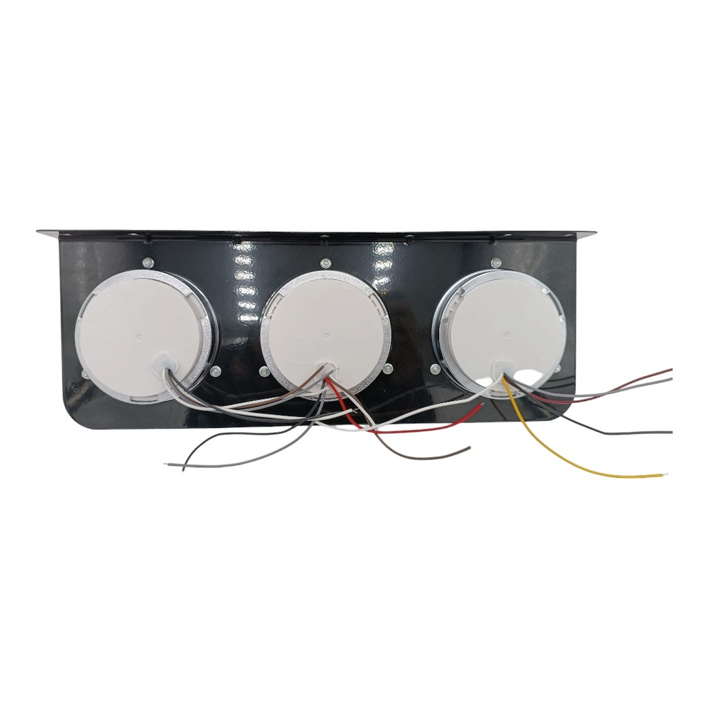 STOP LED CAMION 3 EN 1 BASE METALICA 12V/24V