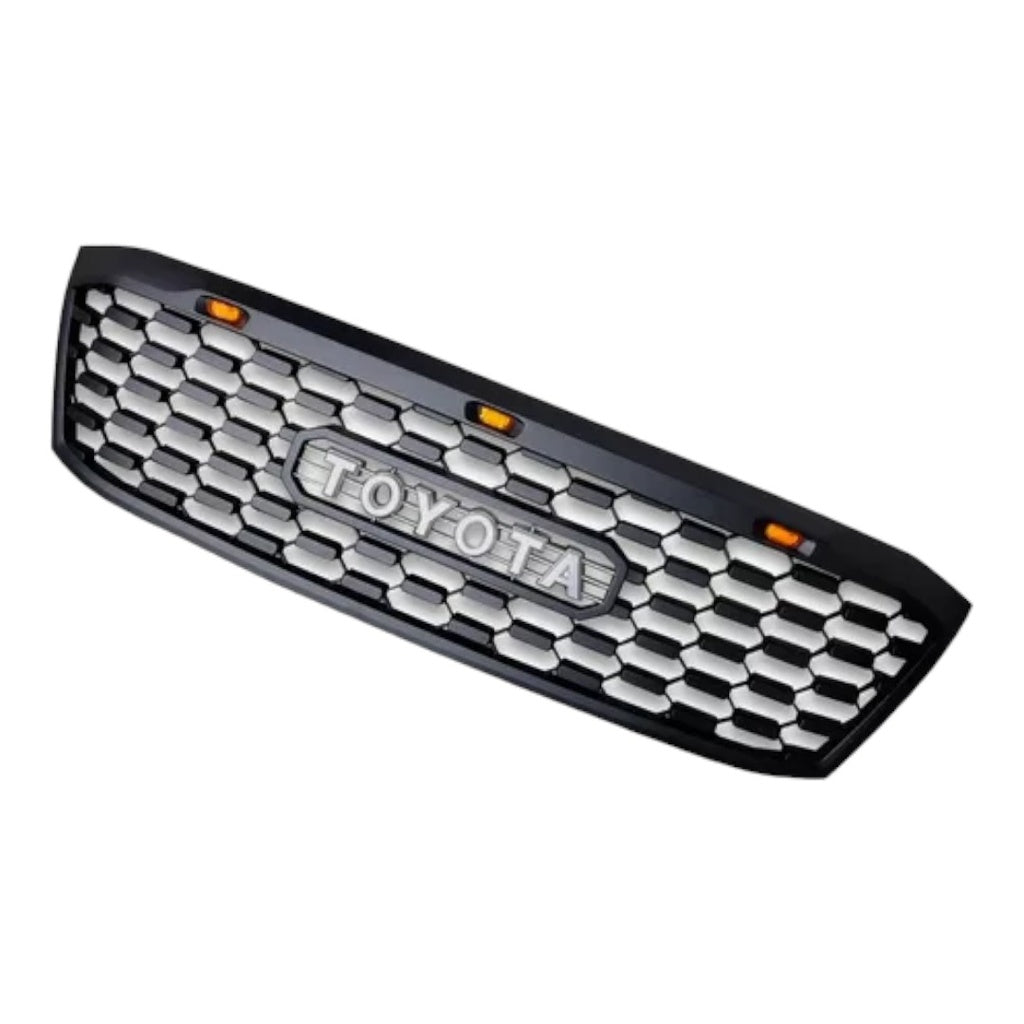 PARRILLA TIPO TRD CON LED HILUX 06-11