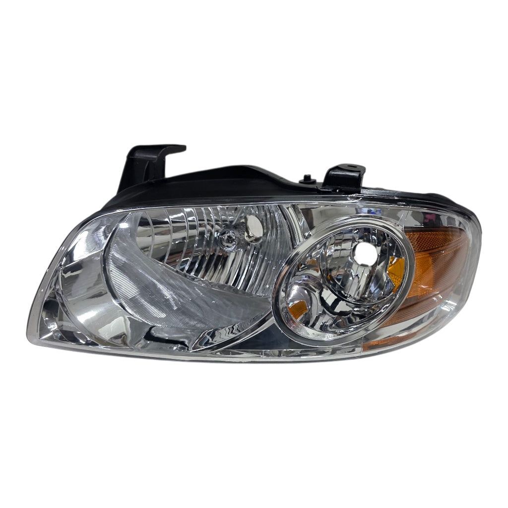FARO DELT. IZQ. CROMADO SENTRA B15 04-06